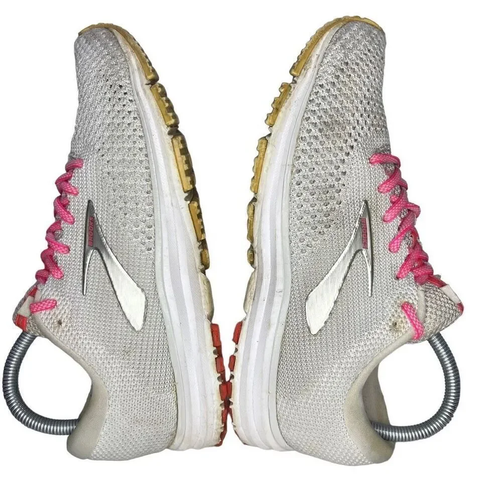 Brooks Revel 2 Women's Running Grey White Pink 1202811 B028 Sz 8 M Shoes